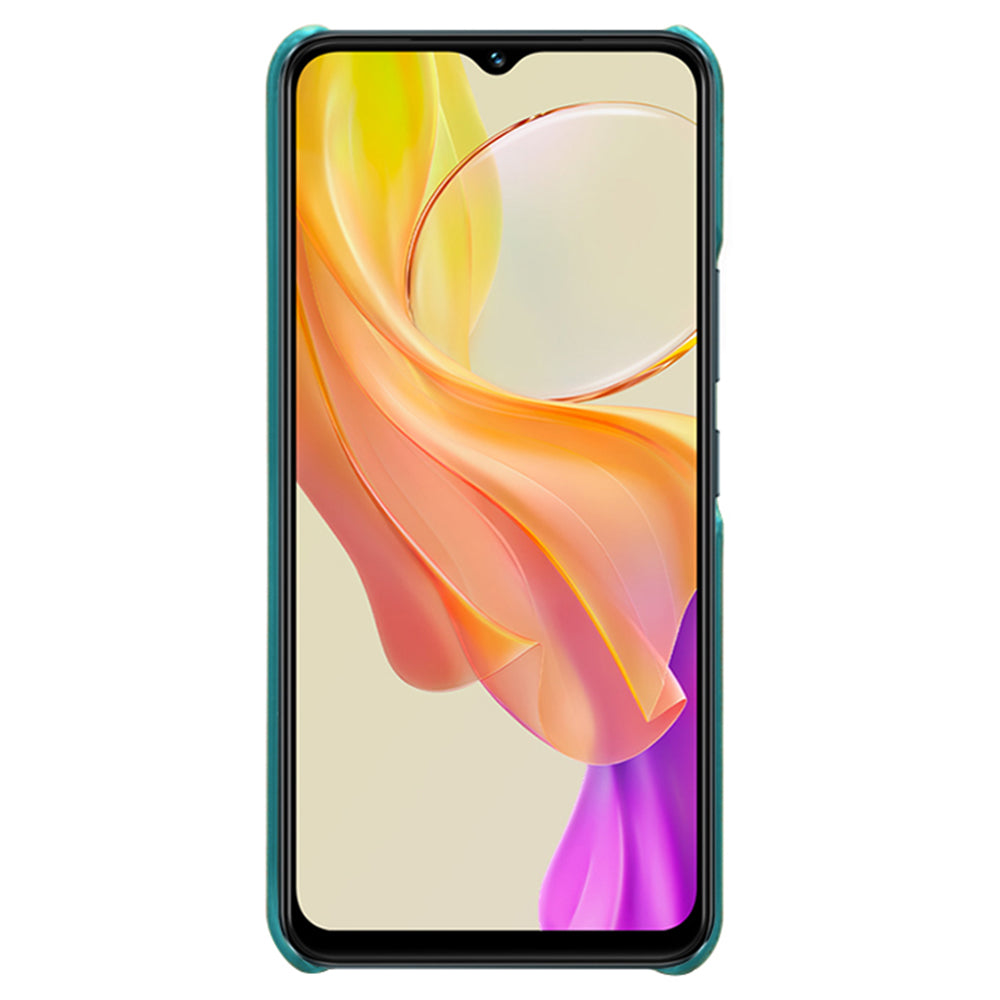For vivo Y03 Case Calf Texture Anti-scratch PU Leather Coated Hard PC Phone Cover For vivo Y03 Case Calf Texture Anti-scratch PU Leather Coated Hard PC Phone Cover